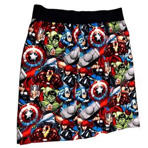 Custom Made Avengers Mini Skirt Size M